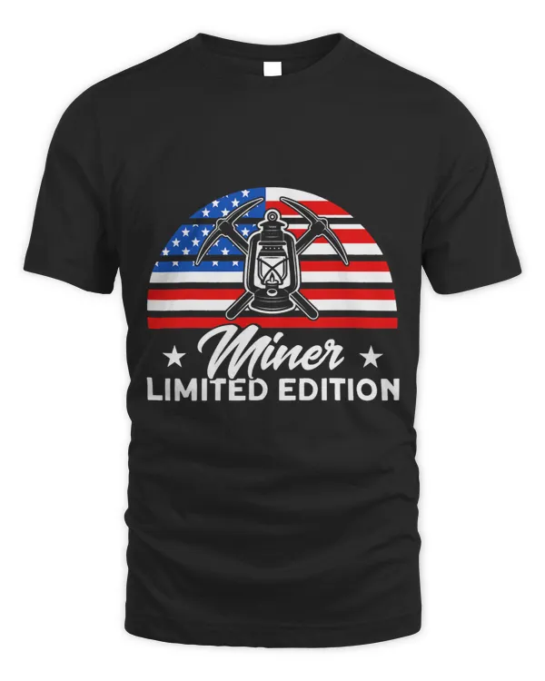Underground Mining Miner Limited Edition American Coal Miner