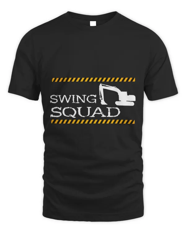 Swing Squad Excavator Operator Construction Site Worker