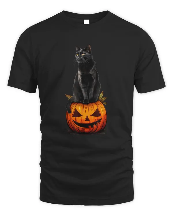 Black Cat Halloween Pumpkin Costume For Women