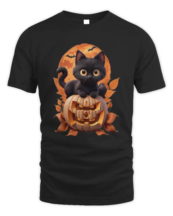 Cat Halloween Pumpkin funny cat lover Costume halloween