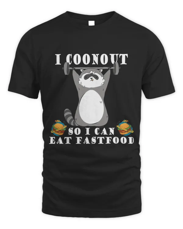 Waschbär I coonout so i can eat Fast Food
