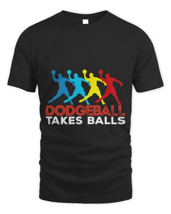 Dodgeball Takes Balls Funny Coach Catcher Dodge Pitch Player 1