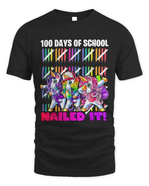 100 Days School Dabbing Unicorn Nailed It Kindergarten 2