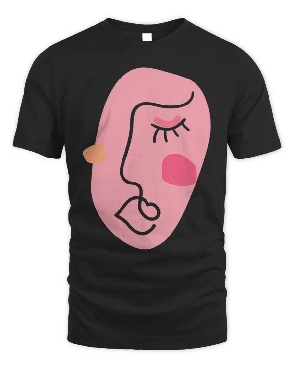 blush face line drawing cool gift idea for art lovers