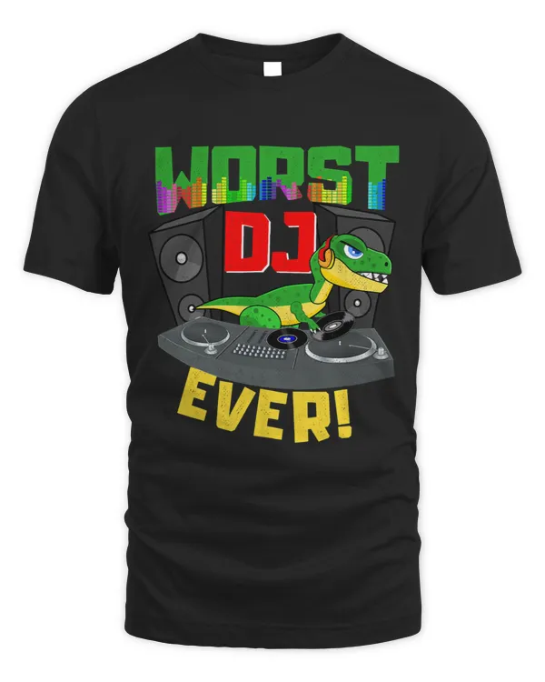 TRex Make The Worst DJs Ever Funny Graphic Gear