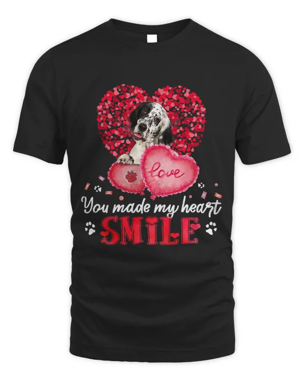 You Make My Heart Smile English Setter With Heart