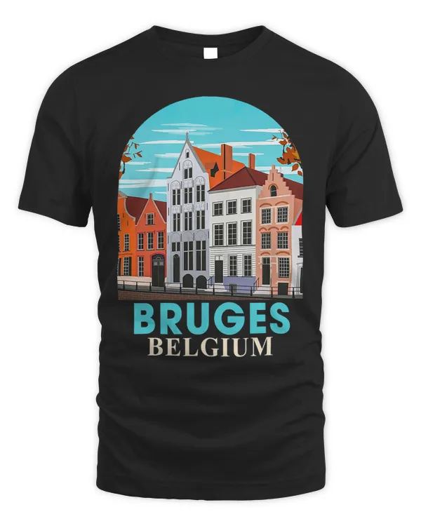 Bruges Belgium Traveling Bruges Travel Poster Trip Souvenir