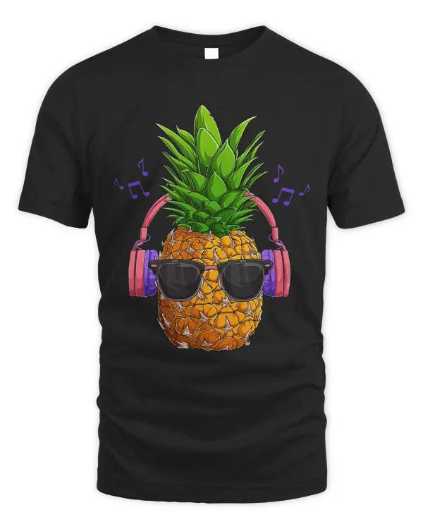 Aloha Dj Party Hawaii Retro Vintage Sunset Pineapple