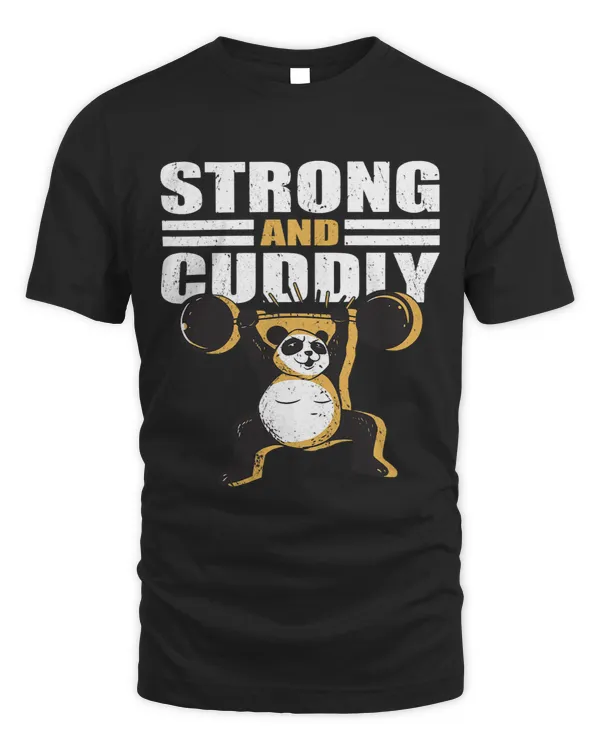 Strong and cuddly for powerlifter bodybuilder strongman
