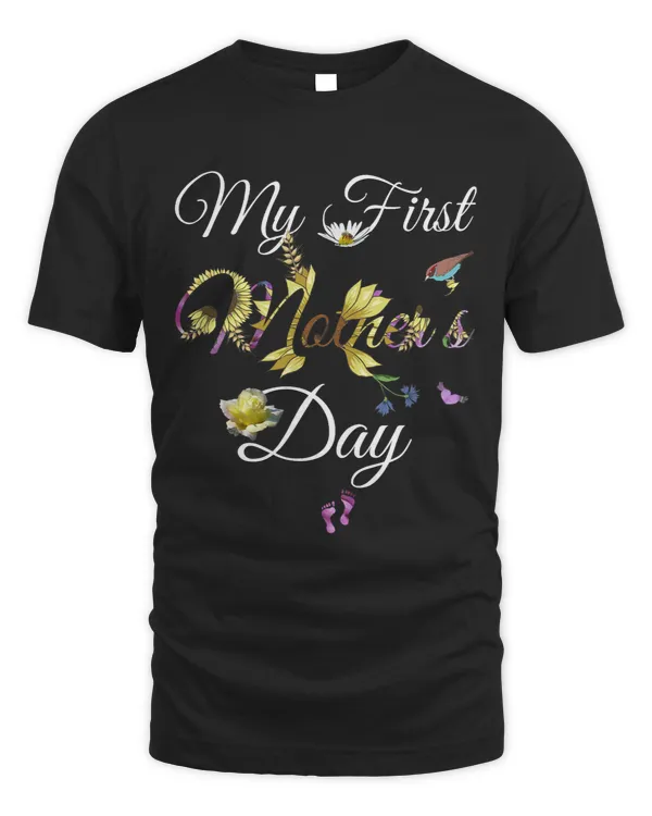 My First Mothers Day 2Sunflower Floral New Mom Mothers Day