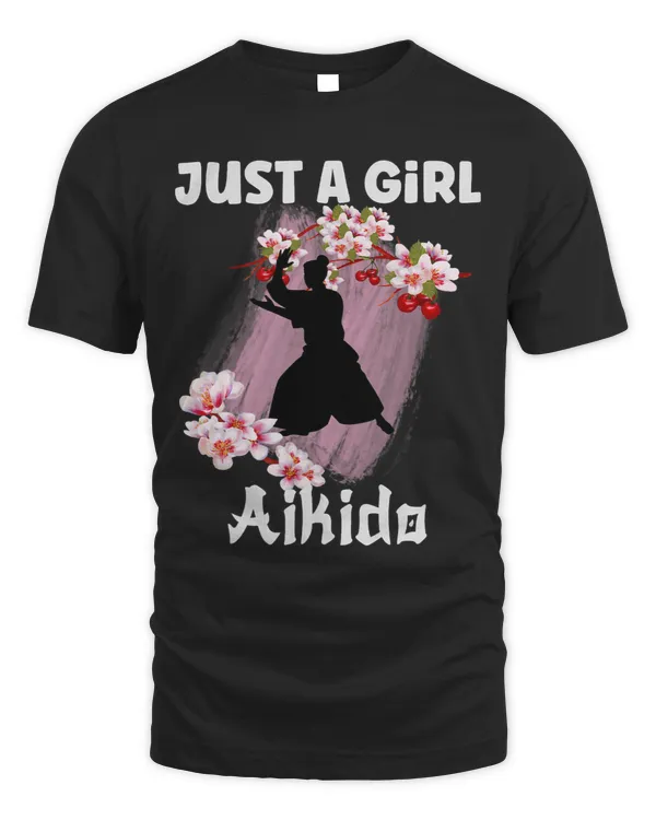 Just A Girl Who Loves Aikido Cherry Blossom Martial Art