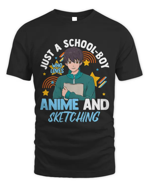 Just A School Boy Who Loves Anime And Sketching Boys Drawing