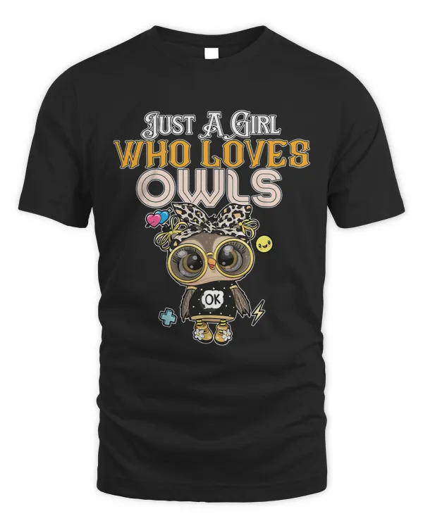 Just A Girl Who Loves Owls Cute Owl Lover