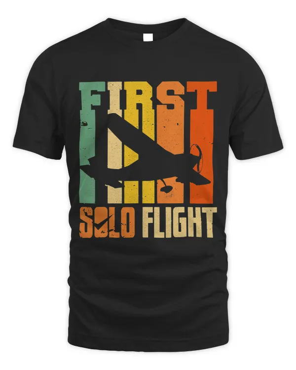 First Solo Flight Plane Aircraft Pilot Flight T-Shirt