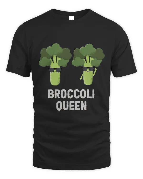 Eat Healthy I Love Broccoli Queen Plant Based Distressed 1