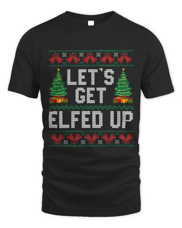 Christmas Quote Pun Lets Get Elfed Up