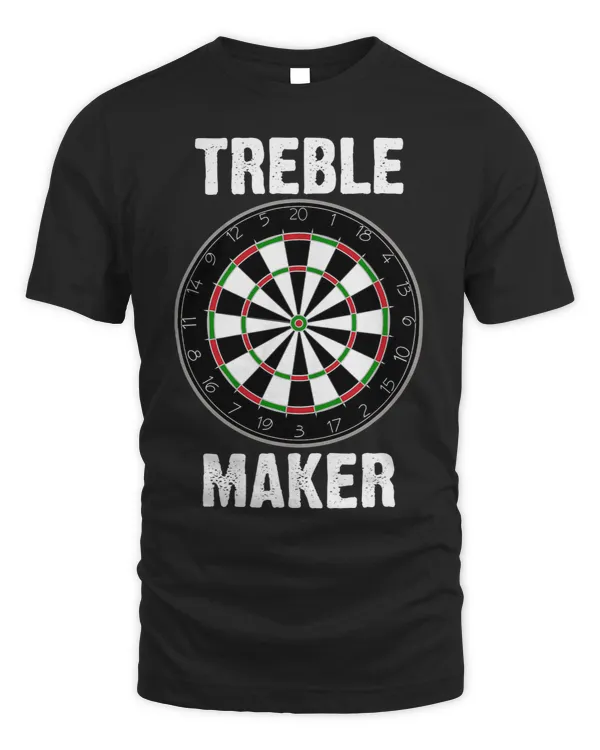 Funny Dart Treble Maker Darts Player Dartboard Joke Pun