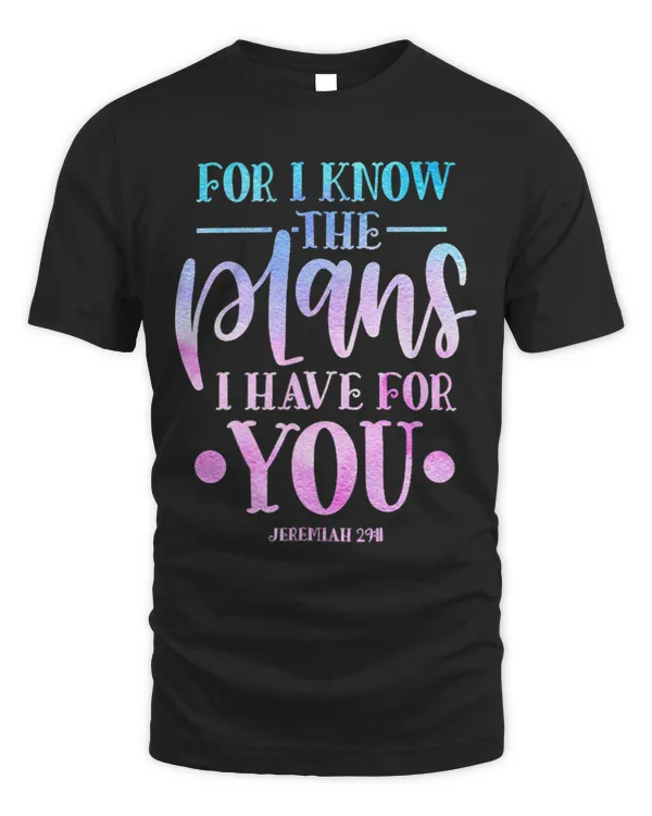 Know The Plans I Have For You Jeremiah 29 11 Bible Verse