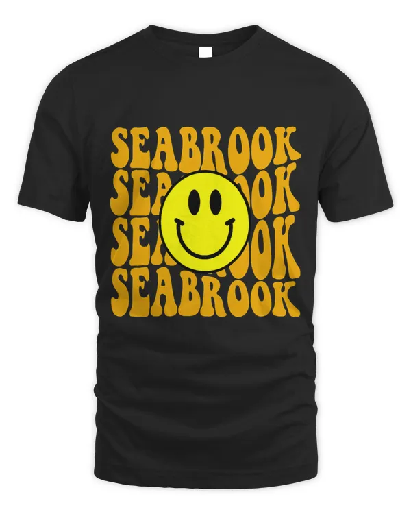 Funny Retro Yellow Seabrook Smile Face New Hampshire U.S.A