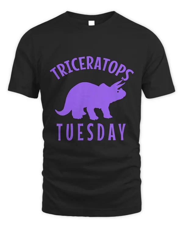 Kids TRICERATOPS TUESDAY Dino Days of the Week for Kids