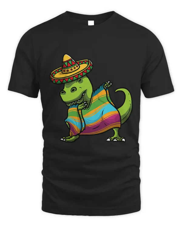 Cinco De Mayo Dinosaurs Dab Mexican Dinosaur Men Kids