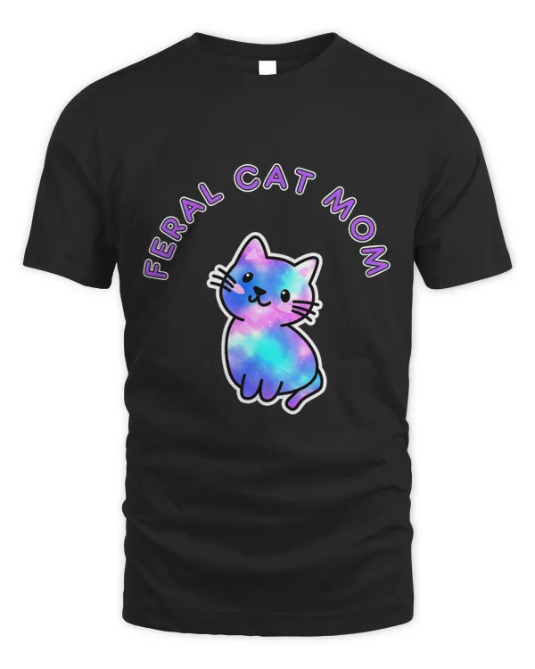 Feral Cat Mom Kawaii Cat Drawing