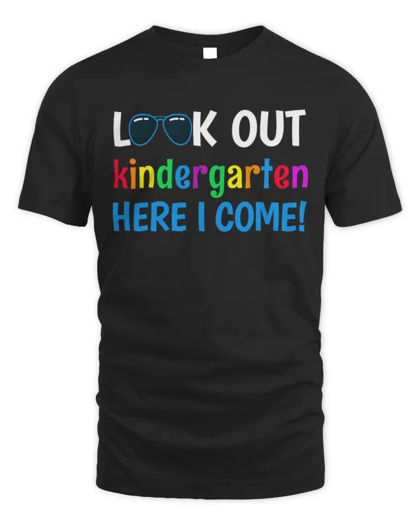 Kindergarten Apparel Boys Look out Kindergarten Here I Come Shirt