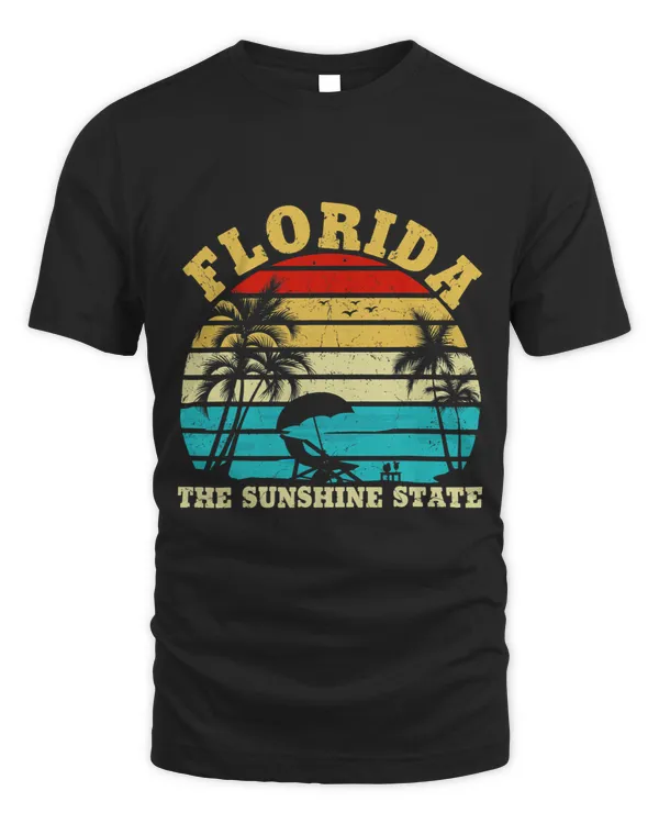 Floridian Palm Tree Summer Vacations Vintage Men Women