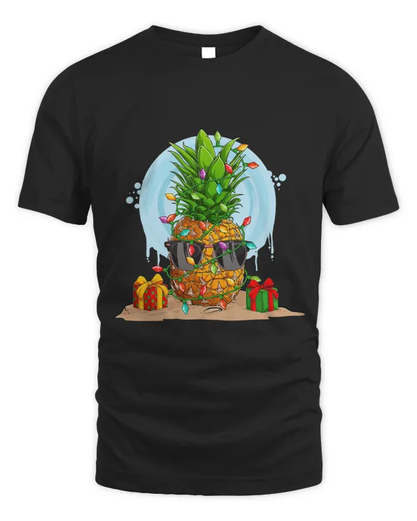Funny Christmas Tree Costume Lovers Pineapple Christmas Tree