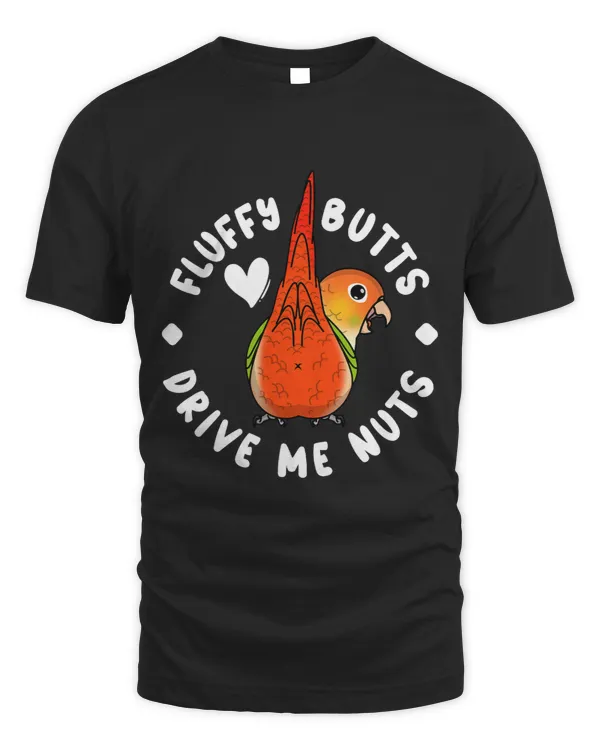 Fluffy Parrot Butts Drive Me Nuts I Pineapple Conure