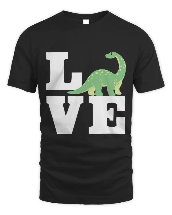 Love Brontosaurus Design Primeval Creatures