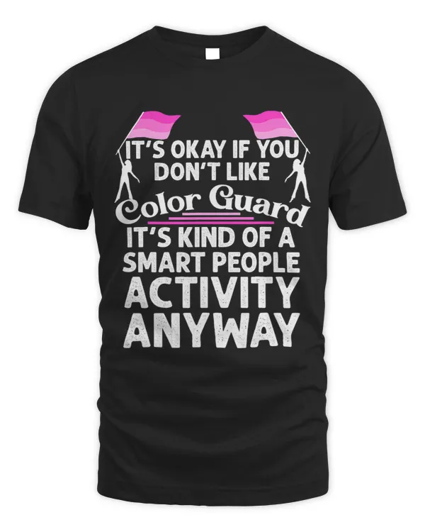Funny Color Guard Design For Women Girls Spinning Flag Rifle