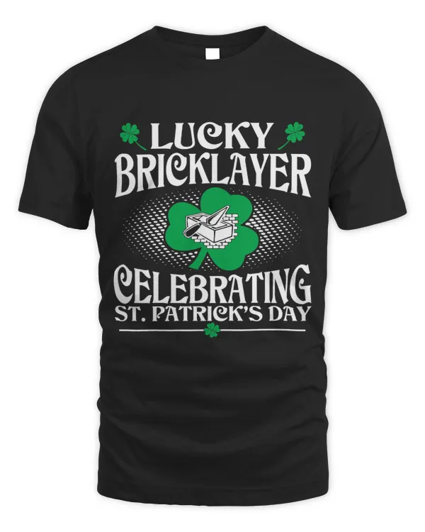 Lucky Bricklayer Celebrating St Patrick Day