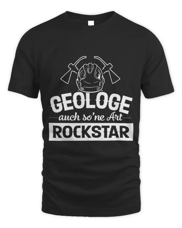 Geologist Art Rockstar Geology Science Stones Earth