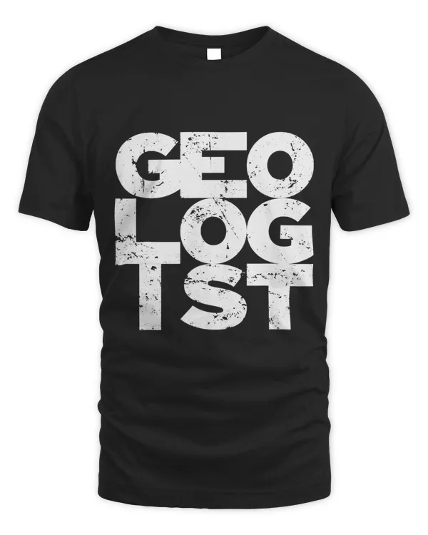 Geologist Big Bold Vintage Physics Square Text Block