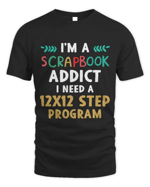 Long Sleeve Scrapbooking Tshirt A Scrapbook Addict Shirt Long Sleeve