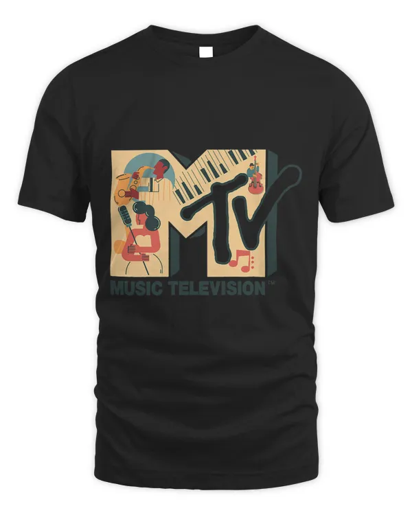 Mademark x MTV 2The official MTV Logo with artful JAZZ musicians