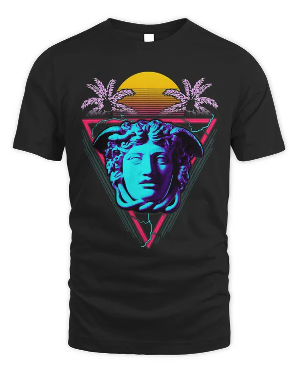 Medusa Retro Aesthetic Vaporwave Retrowave Style Streetwear