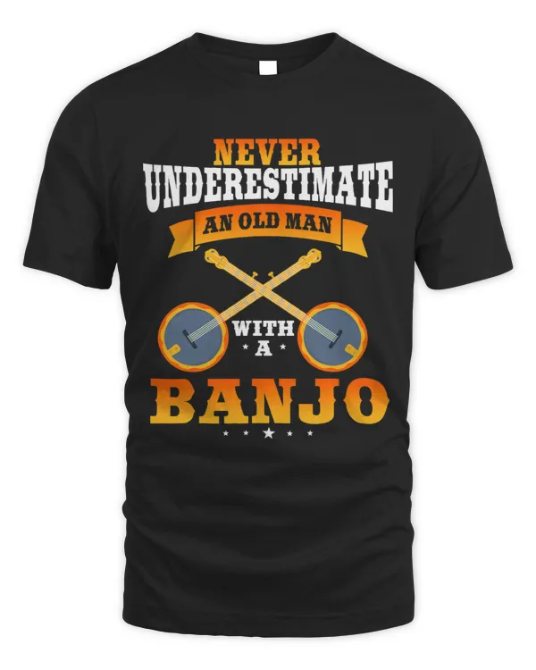 Mens Funny Banjo Saying Gift Idea Bluegrass Grandpa Dad