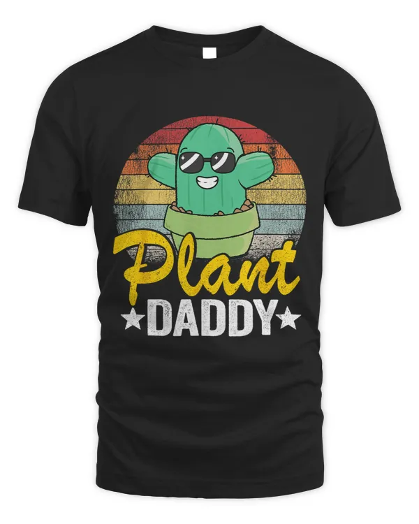 Mens Plant Daddy Funny Cactus Gardener Jokes Grandpa Plant Dad