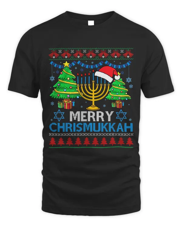 Merry Chrismukkah 2Happy Hanukkah Christmas Santa Hat