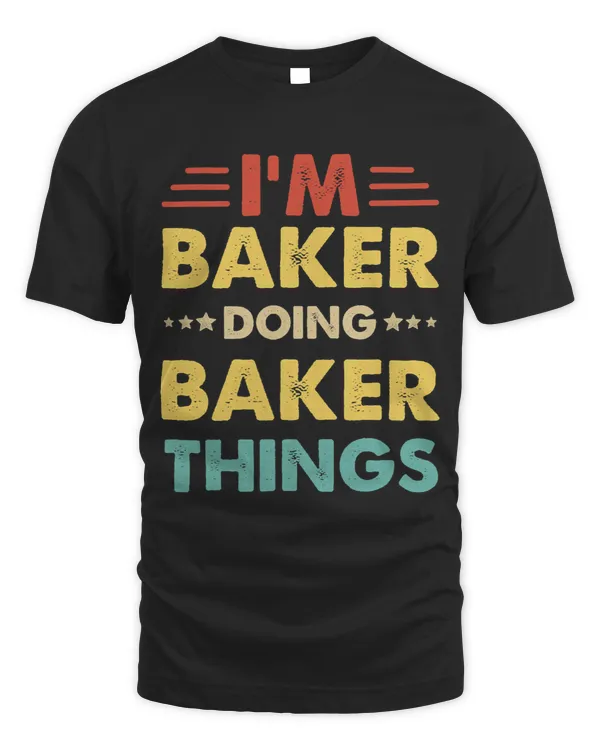 Baker Bakery Retro Im Baker Doing Baker Things
