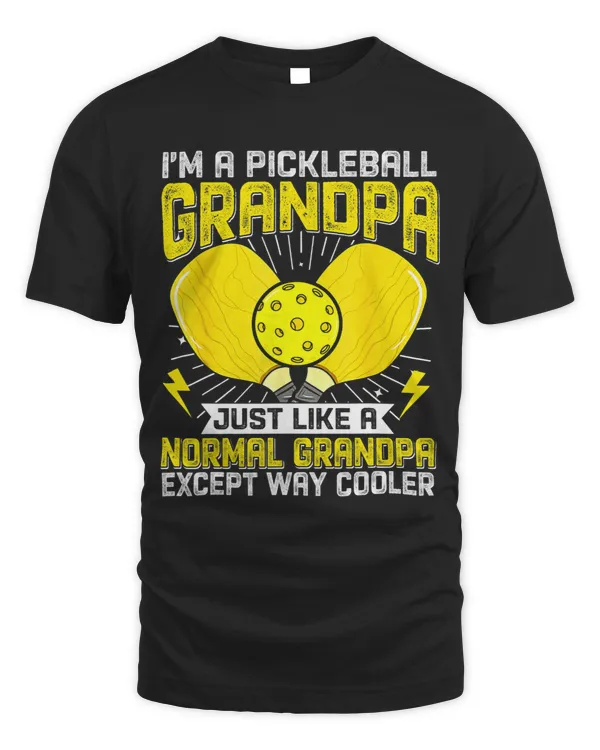 Funny Grandpa Pickleball Gift For Men Grandfather Papa Daddy 1