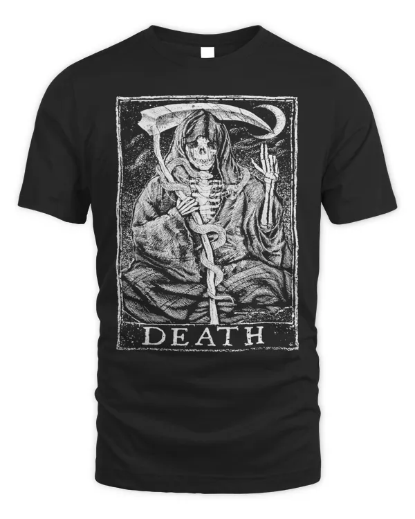 Satanic Grim Reaper Tarot Card Death
