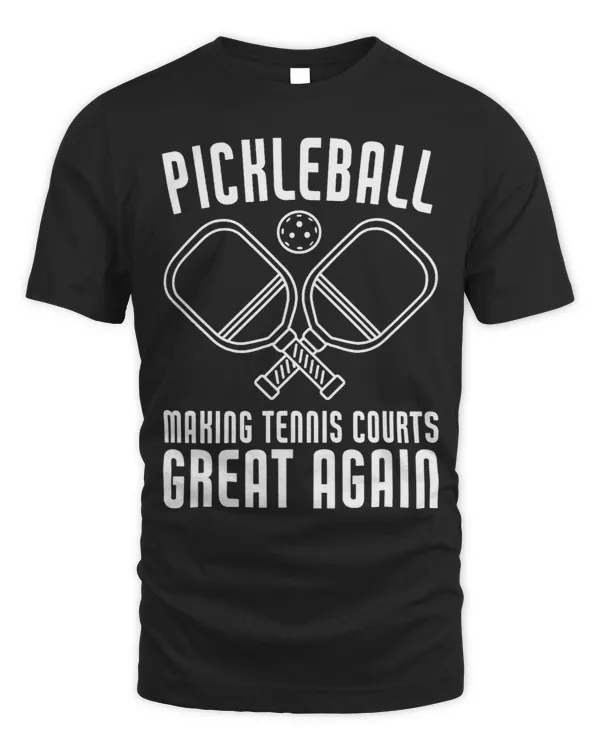 Funny Pickleball Making Tennis Courts Great Again