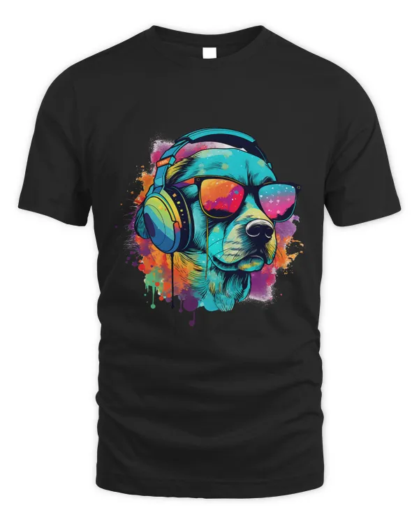 Dog DJ Funny Puppy Turntablist