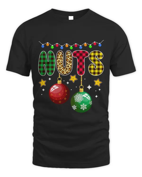 Chest Nuts Matching Chestnuts Funny Christmas Couples Nuts T-Shirt (3)