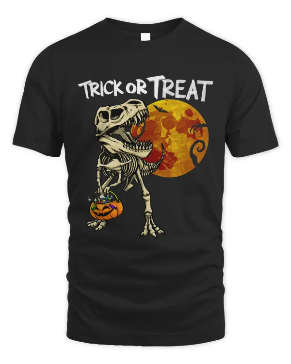 Mummy Trick Or Treat TRex Funny Halloween Day Celebration 1