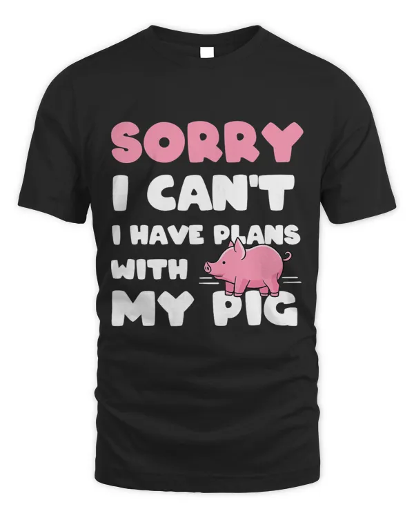 Plans With My Pig Ironic Farmer Piggy