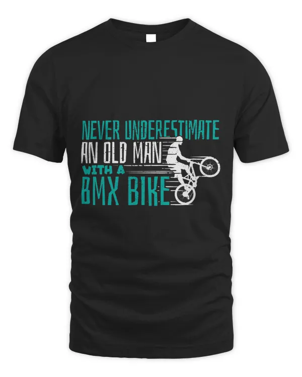 BMX Bike mens never underestimate an old man with a bmx bike